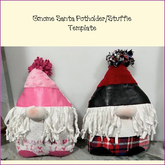 Gnome Santa Pot Holder/Stuffie