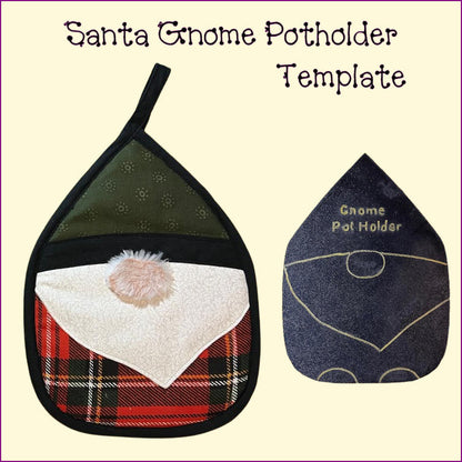 Gnome Santa Pot Holder/Stuffie
