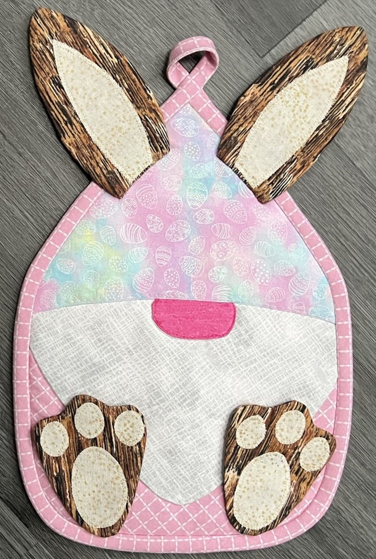 Gnome Pot Holder, Mug Rug, Coaster