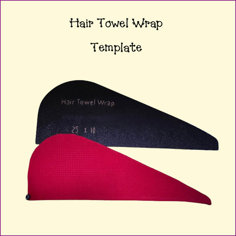 Hair Towel Wrap Template
