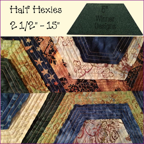 Half Hexies - Multiple Sizes
