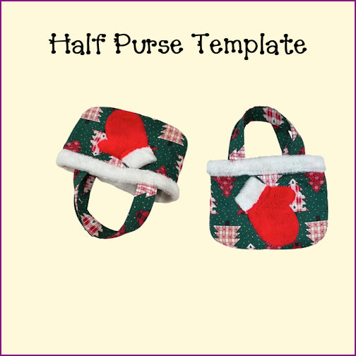 Half Purse Template