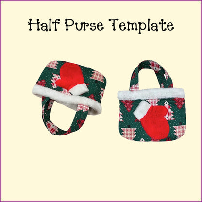 Half Purse Template