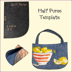 Half Purse Template