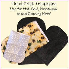 Hand Mitt Template, Individual or Bundle