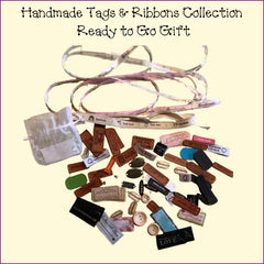 Handmade Tags & Ribbons Collection Ready to Go Gift