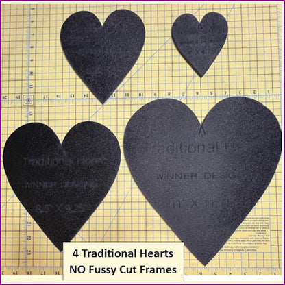 Heart Templates - Traditional