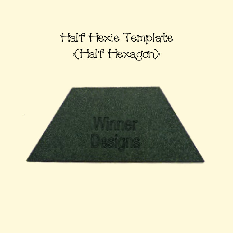 Half Hexies (Hexagon) - Multiple Sizes
