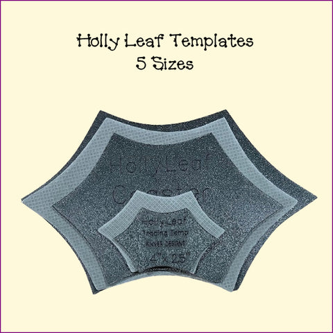 Holly Leaf Templates