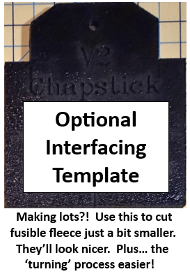 Chapstick Lipstick Lip Balm Holder Template V2