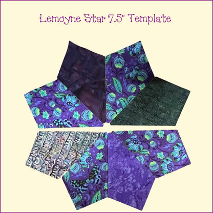 Lemoyne Star Periwinkle Templates