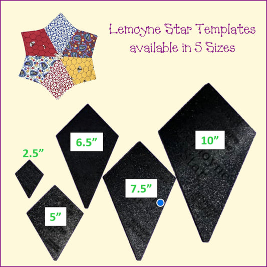 Lemoyne Star Periwinkle Templates