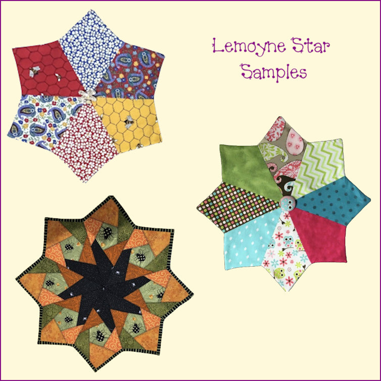 Lemoyne Star Periwinkle Templates