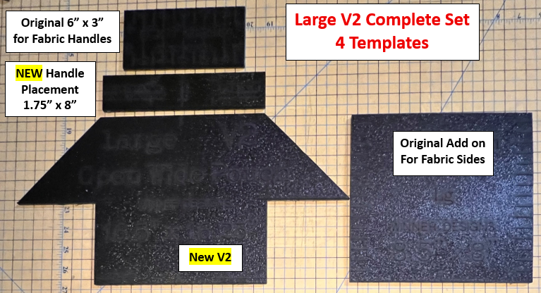 Open Wide Pouch Templates - V1 & V2!