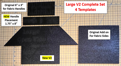Open Wide Pouch Templates - V1 & V2!