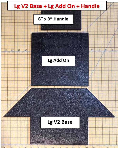 Open Wide Pouch Templates - V1 & V2!