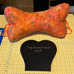 Dog Bone Neck Pillow Templates Sm, Med