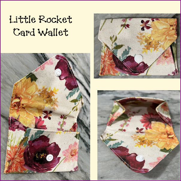 Little Rocket Card Wallet Template