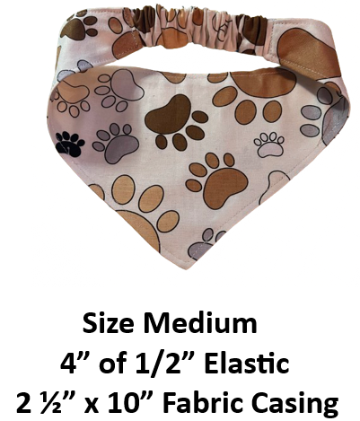 Dog Cat Bandana Templates - Elastic Slip On