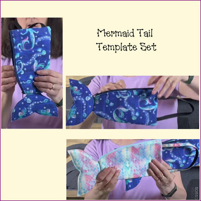 Mermaid Tail Template Set