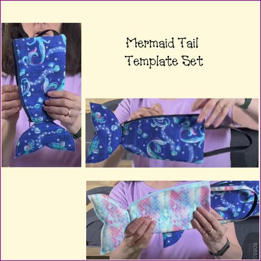 Mermaid Tail Template Set