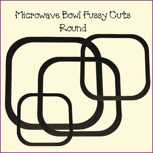 Microwave Bowl Fussy Cuts