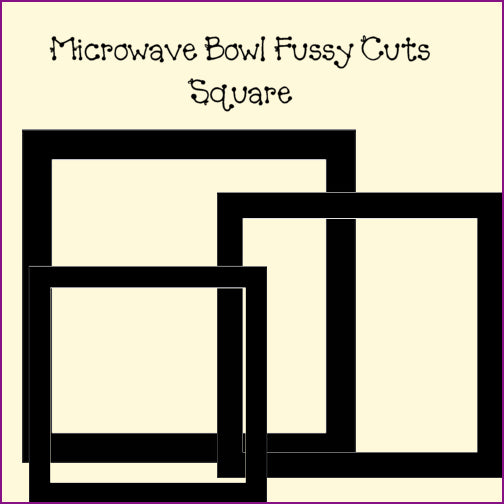 Microwave Bowl Fussy Cuts