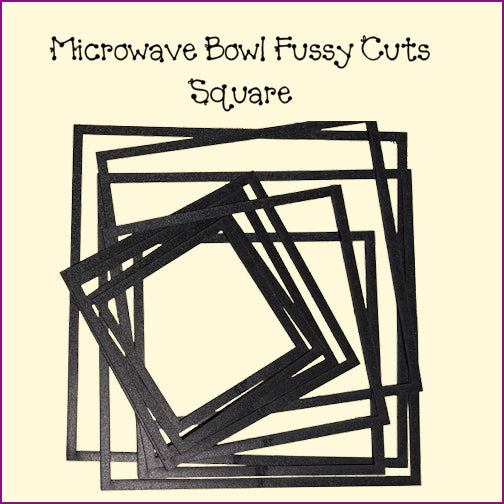 Microwave Bowl Fussy Cuts