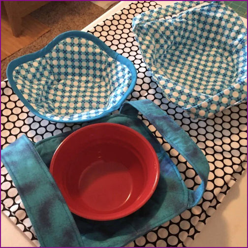 Microwave Bowl Cozy Individual Square or Round