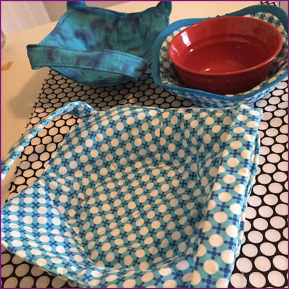 Microwave Bowl Cozy Individual Square or Round