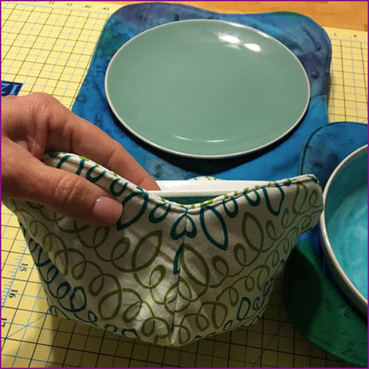 Microwave Bowl Cozy Individual Square or Round