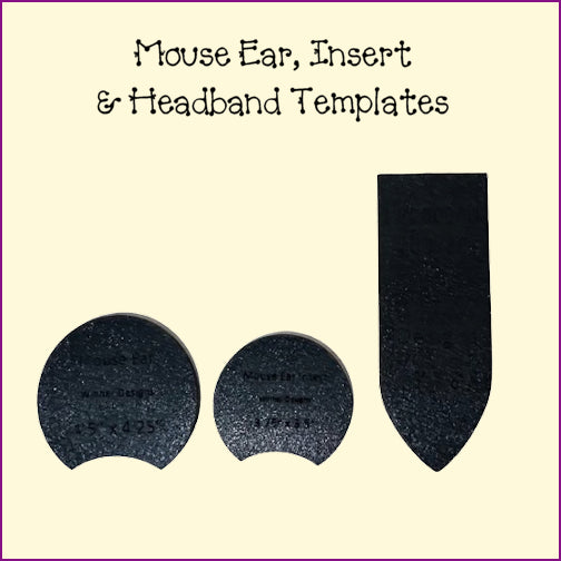 Mouse Ears plus Headband Templates