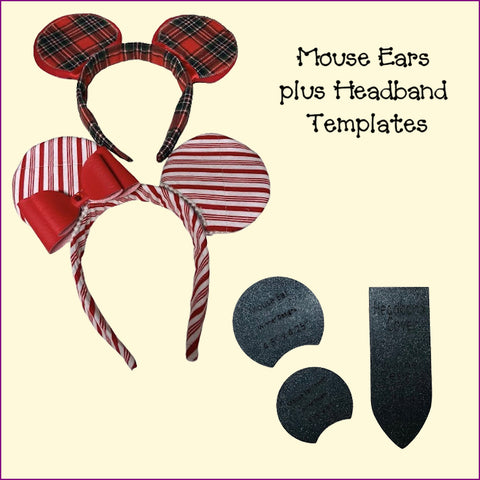 Mouse Ears plus Headband Templates