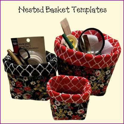 Nested Basket Templates - Full & Half Templates