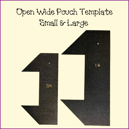 Open Wide Pouch Templates