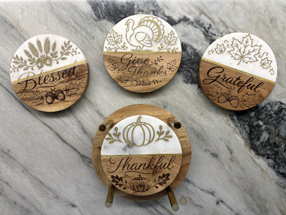 Laser Engraved Coasters