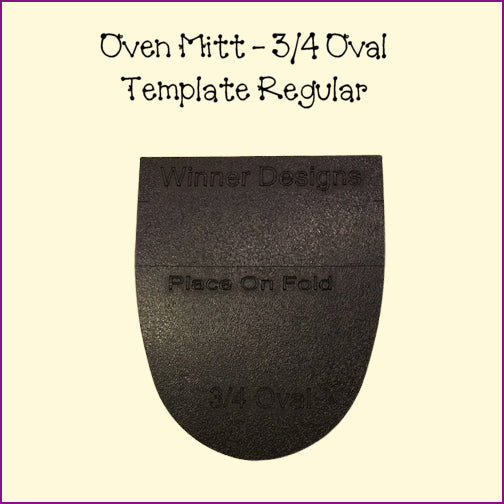 Oven Mitt - 3/4 Oval  - 2 Sizes