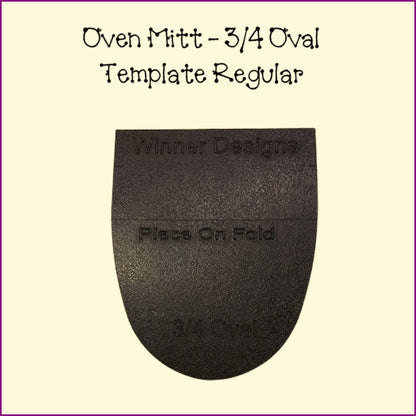 Oven Mitt - 3/4 Oval  - 2 Sizes