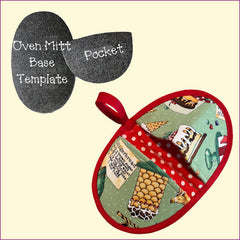 Oven Mitt with Pockets Template Set