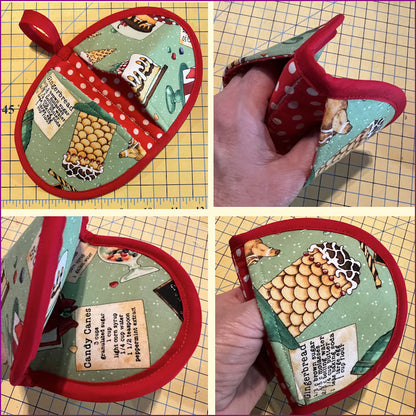 Oven Mitt with Pockets Template Set
