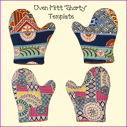 Oven Mitt 'Shorty' Template