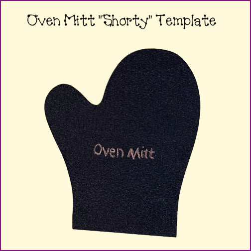 Oven Mitt 'Shorty' Template