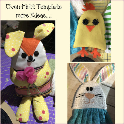 Oven Mitt - 3/4 Oval  - 2 Sizes