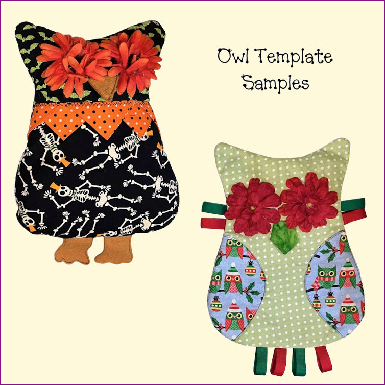 Owl Template, Owl Taggie Toy Kit