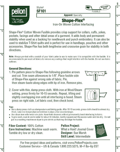 Pellon SF101 Shape-Flex Woven Cotton