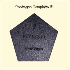 Pentagon Template 5"