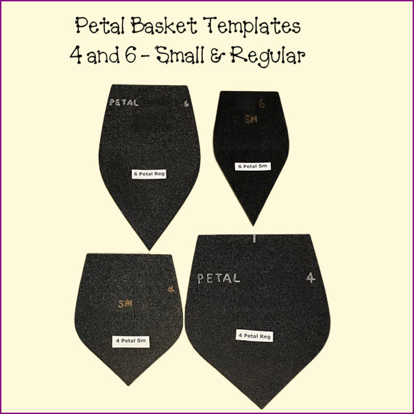 Petal Basket Templates