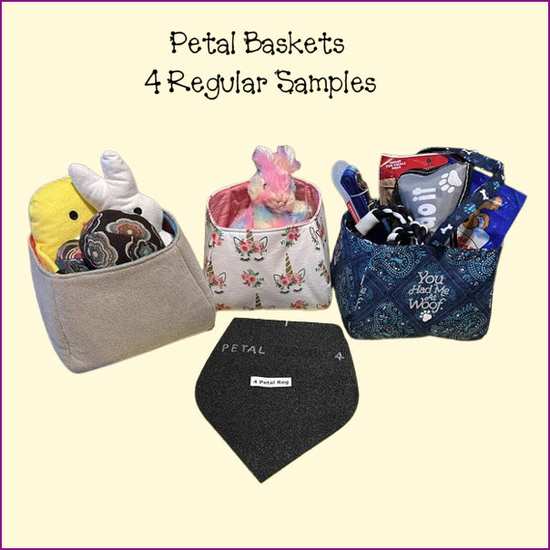 Petal Basket Templates