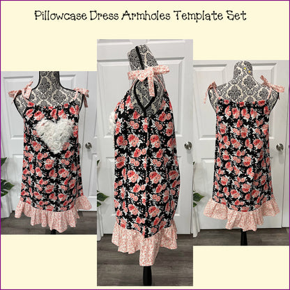 Pillowcase Dress Armholes Template Set