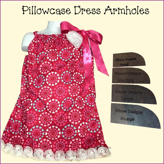 Pillowcase Dress Armholes Template Set